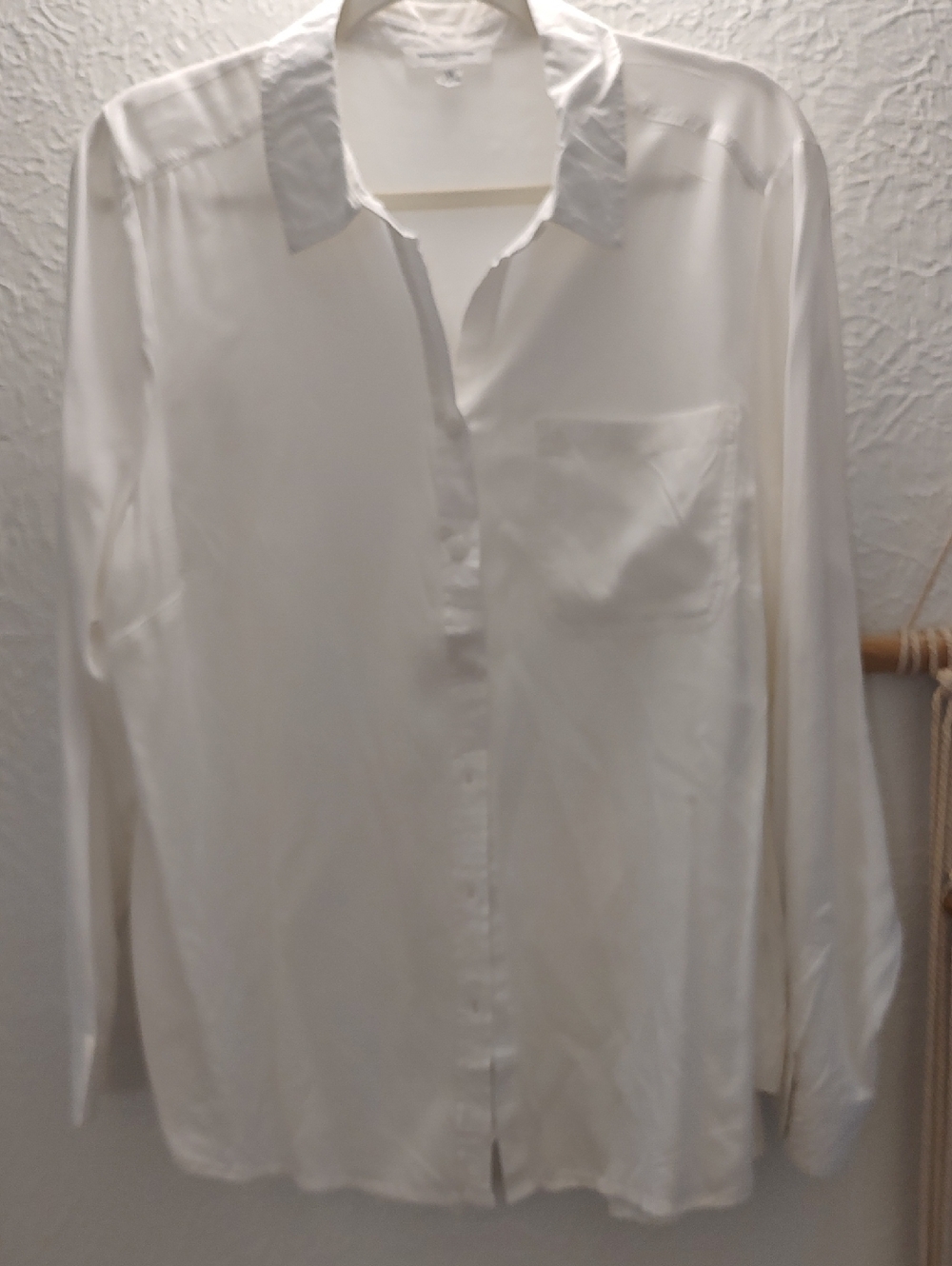Classic White Button-Up Shirt